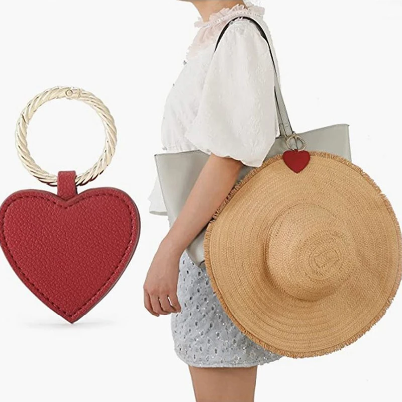 Leather Work Hat - 1 Buah Klip Topi Magnetik Kulit