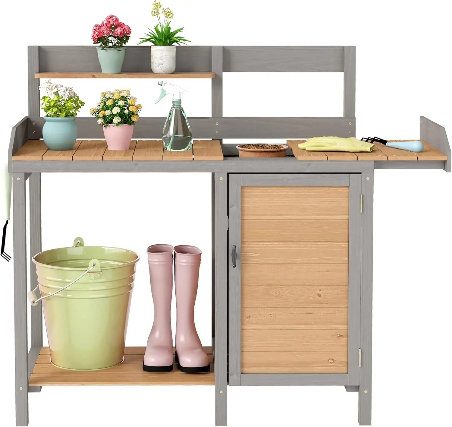 Leatherwork Bench - Meja Kerja Kayu untuk Menanam dengan