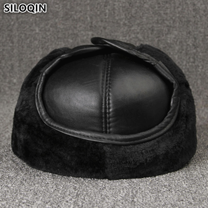 Leather Work Hat - Topi Kulit Asli Topi Bomber Hangat