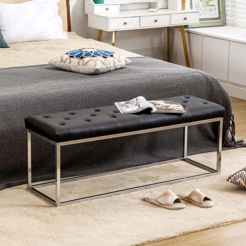 Leatherwork Bench - # Meja Kerja Kayu, Bangku Makan