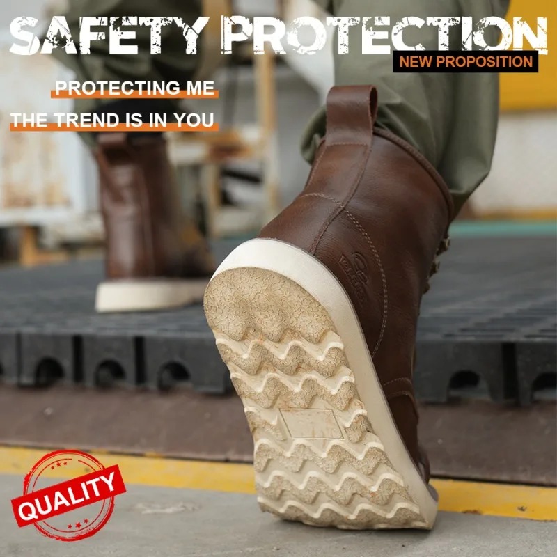 Sepatu Pelindung Kerja Kulit S - Leather Work Hat ulasan dan harga