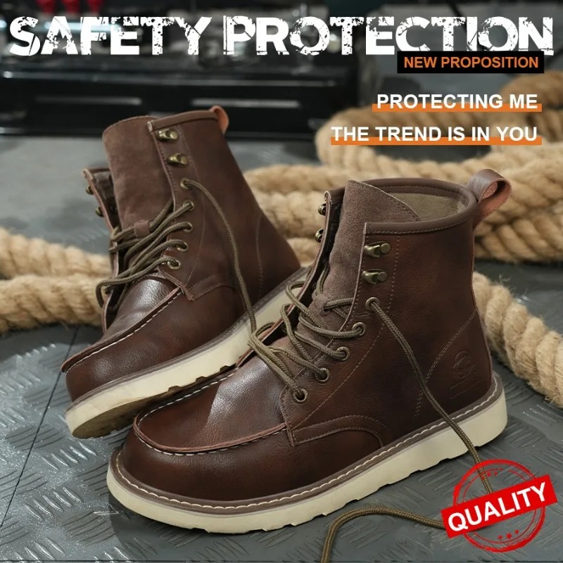 Sepatu Pelindung Kerja Kulit S - Leather Work Hat ulasan dan harga