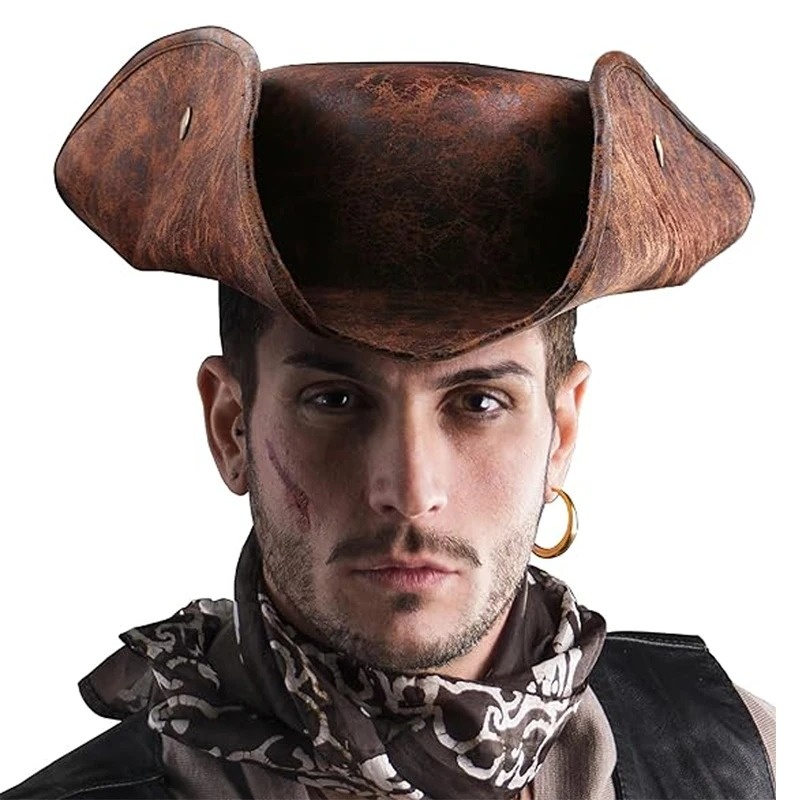 Topi Bajak Laut Kulit Imitasi  - Leather Work Hat ulasan dan harga
