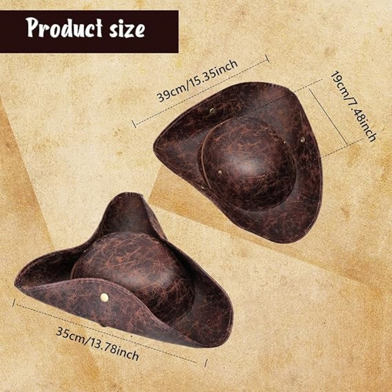 Topi Bajak Laut Kulit Imitasi  - Leather Work Hat ulasan dan harga