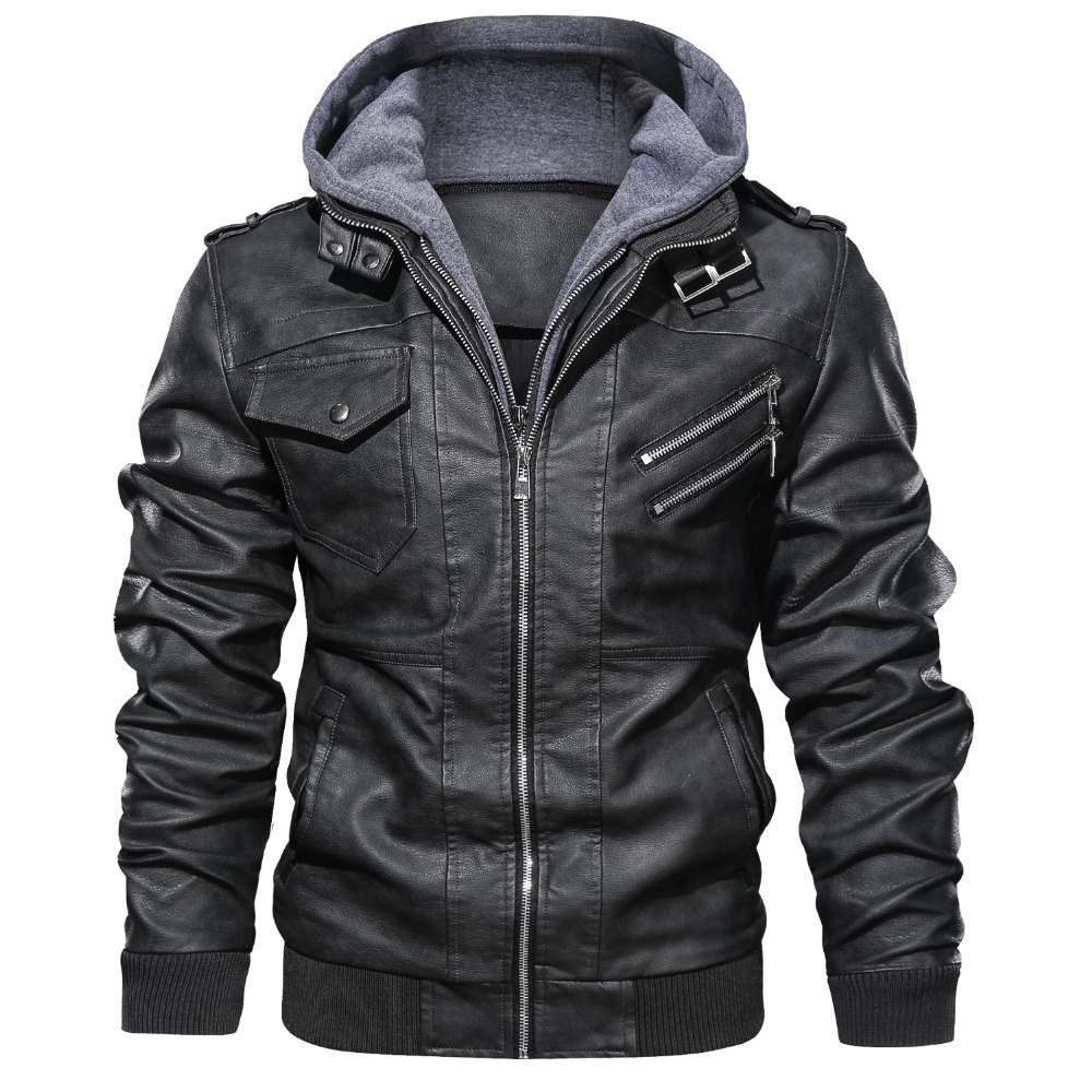 Jaket Berkerudung Dua Palsu Pr - Leather Work Hat ulasan dan harga