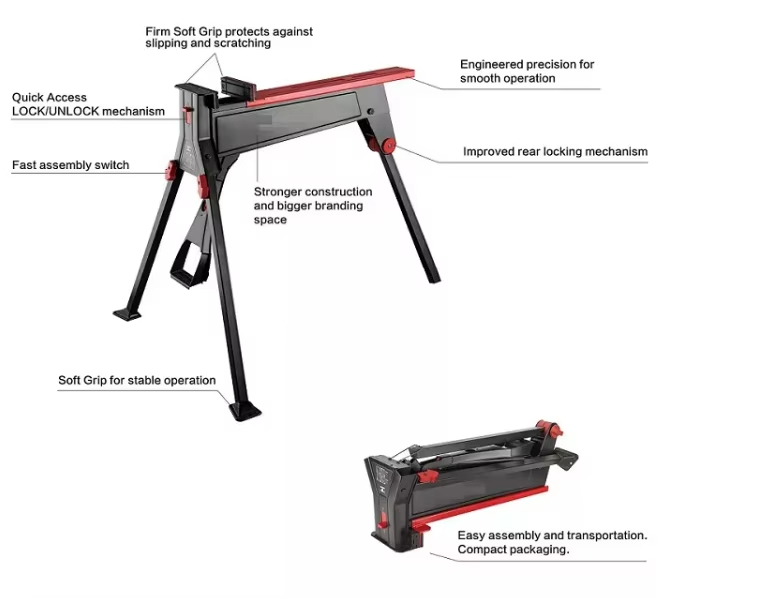 Meja Kerja Kuda Gergaji Lipat  - Leatherwork Bench ulasan dan harga